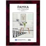 Рамка для фото пластиковая 21*30 см, № 10, красная