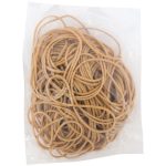 Банковская резинка 100г "OfficeSpace", диаметр 60мм, натуральный цвет