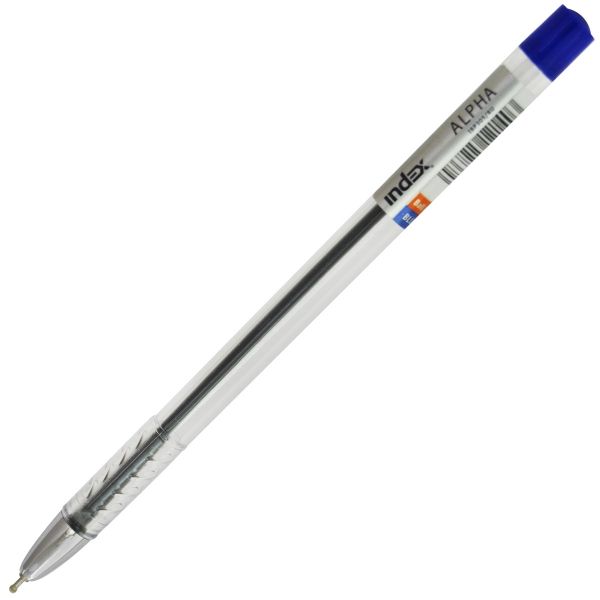 Ручка шариковая ALPHA "INDEX", синяя