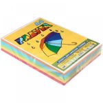 Бумага цветная "РАДУГА", А4, 80г/м2, ассорти 500 л.