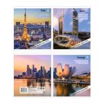 Тетрадь 48л., А5, клетка, скоба "Города мира 79" — изображение 2