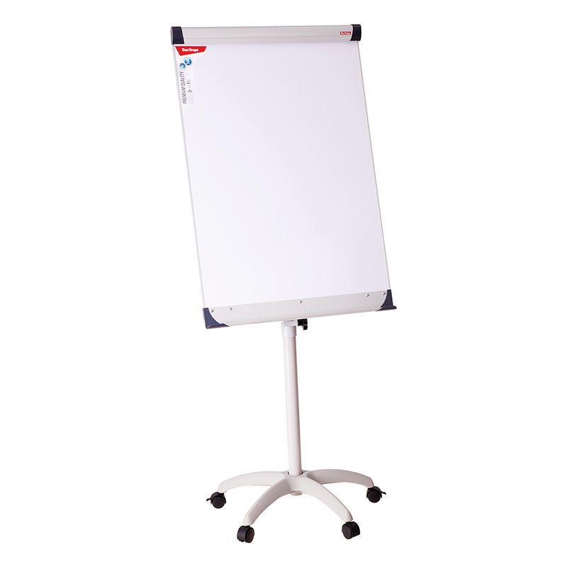 SFt_01031 Флип-чарт передвижной 70*100 см Premium "BERLINGO", на колесиках — изображение 1