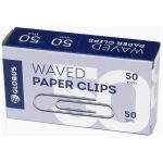 Скрепки, 50 мм "Globus" гофрированные, 50 шт.