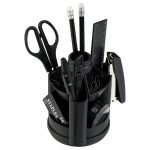 Офисный набор "МИНИДЕСК", 11 предметов, черный