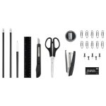 Офисный набор "МИНИДЕСК", 11 предметов, черный — изображение 2