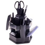 Офисный набор "ОФИСНЫЙ", 13 предметов, черный