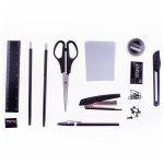 Офисный набор "ОФИСНЫЙ", 13 предметов, черный — изображение 2