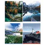 Тетрадь А5, 96л., клетка ArtSpace "Путешествия. Чарующая красота", эко.