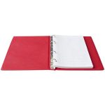 Тетрадь на кольцах, А5, 80 листов, ПВХ "ArtSpace", красная