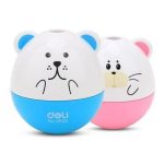 Точилка пластиковая "ХОМЯЧОК-НЕВАЛЯШКА", 1 отверстие, Deli 0522