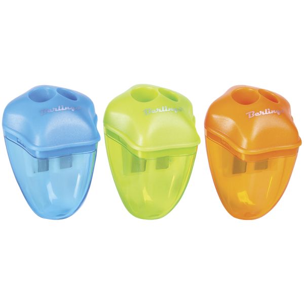 Точилка пластиковая "Spike XL", 2 отверстия "BERLINGO"