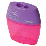 Точилка пластиковая MAPED "Shaker", с контейнером, 2 отверстия