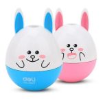 Точилка пластиковая "ЗАЙЧИК-НЕВАЛЯШКА", 1 отверстие