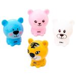 Точилка пластиковая "ЖИВОТНЫЕ", 1 отверстие Deli 0573